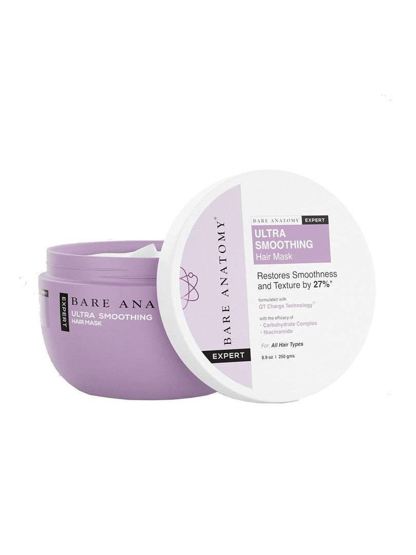 Makeup-accessories-Beauty products Bare Anatomy Expert Ultra Smoothing Hair Mask - Smoothens & Improves Hair Texture - 250g